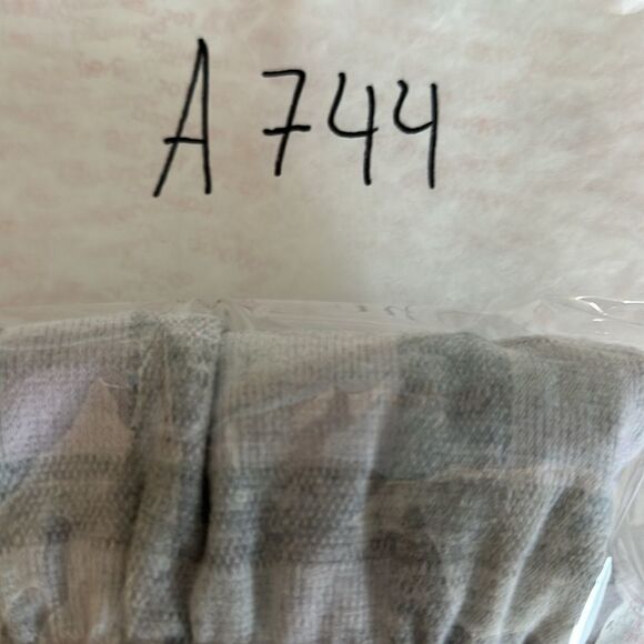 JANIE & JACK‎ PLAID RUFFLE DRESS GREY/PINK 3 to 6 MONTHS GIRL - Picture 9 of 9